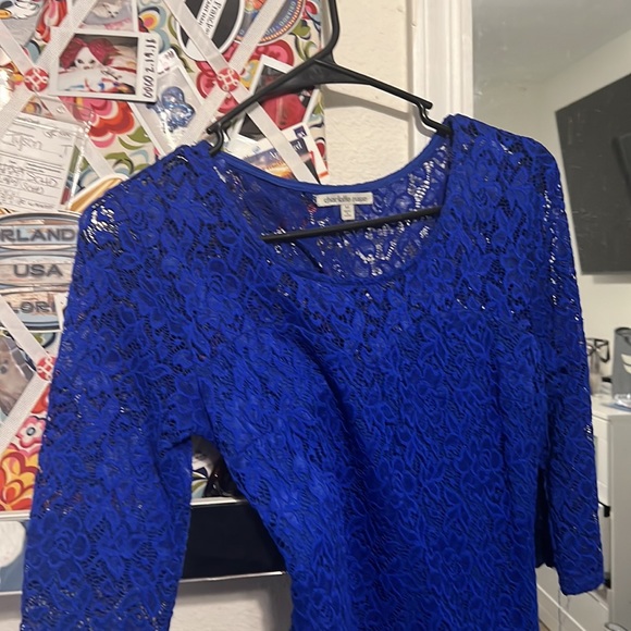 Charlotte rouse blue dress size medium - Picture 2 of 3